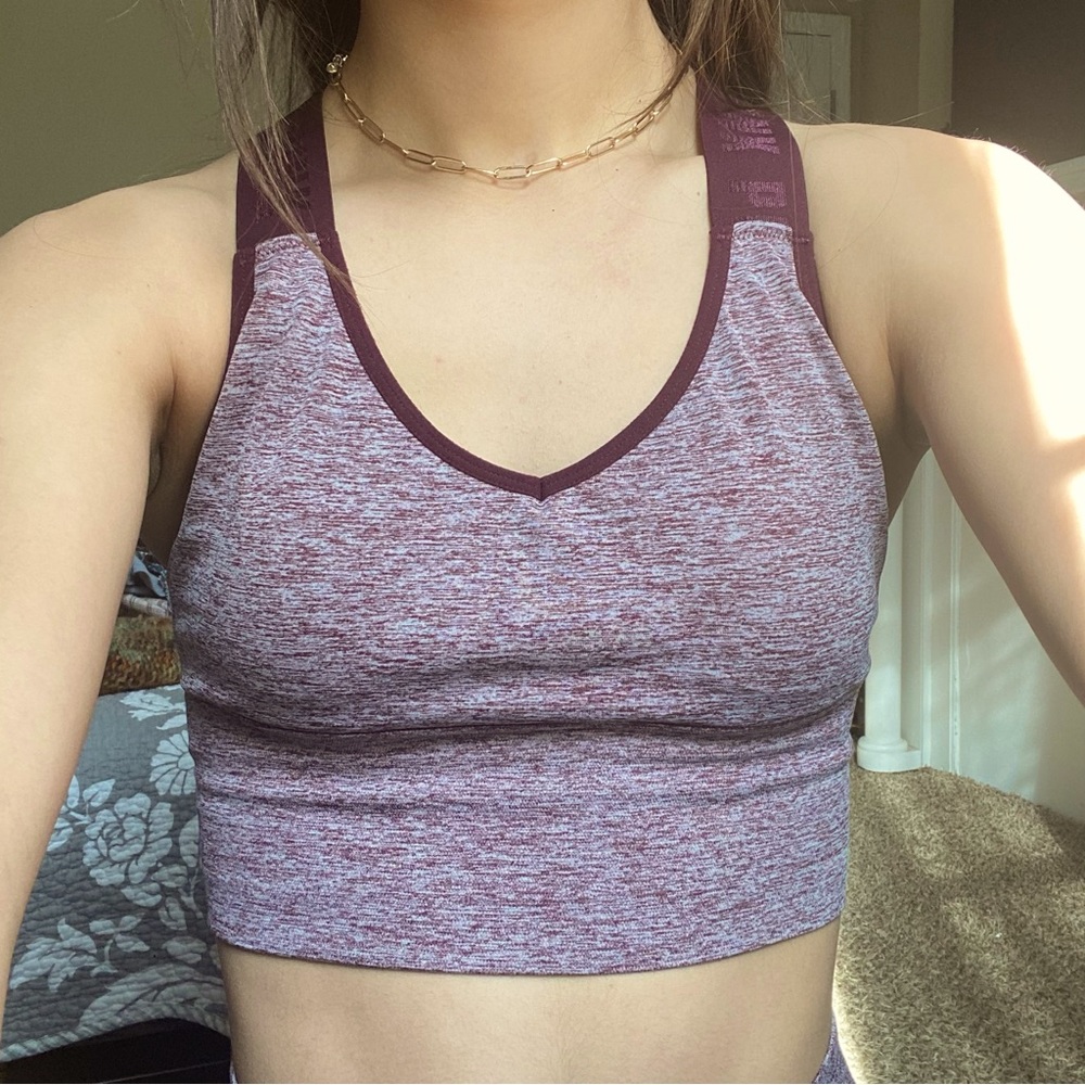 Pink fitness top